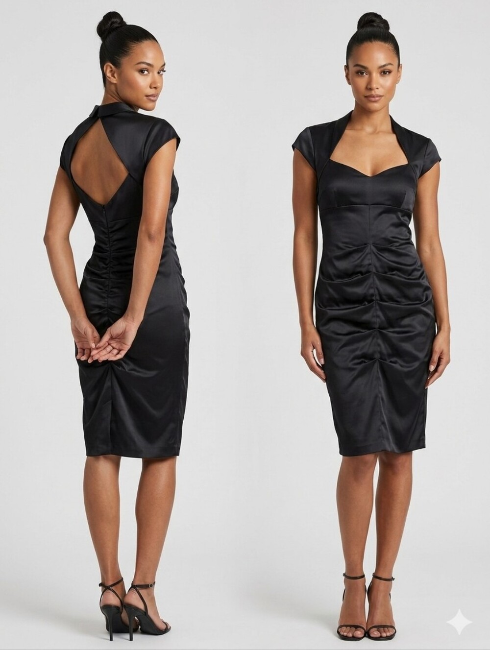 NIGHT WAY collection ladies dress size S IN A BEAUTIFUL BLACK polyester